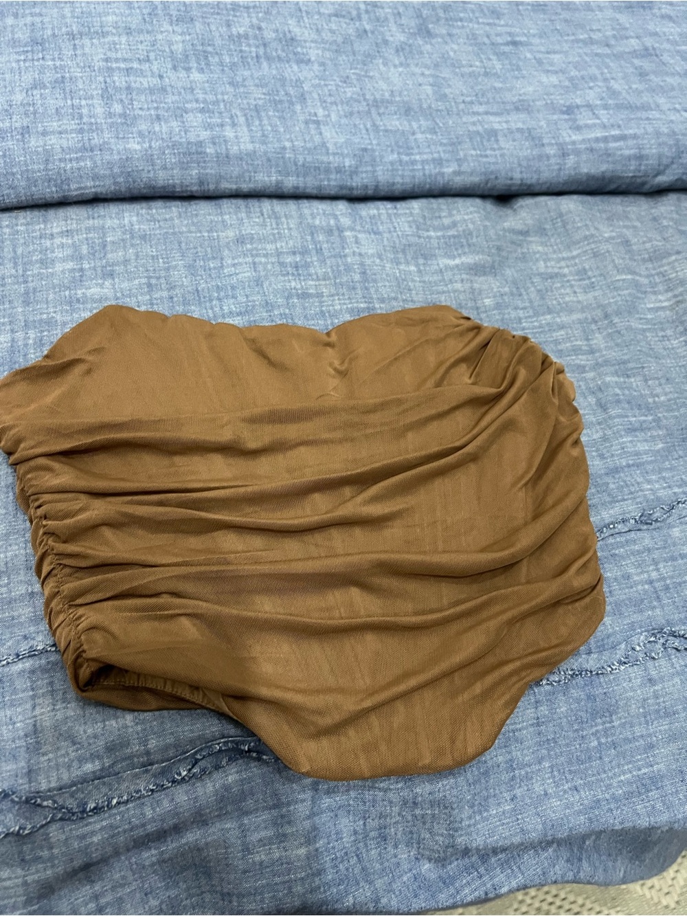 Brown corset top